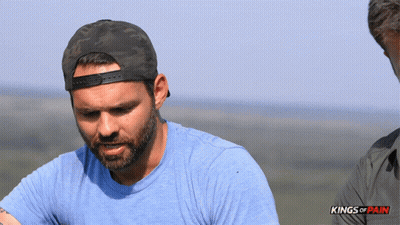 Man In Hat And Blue Shirt Kings Of Pain GIF