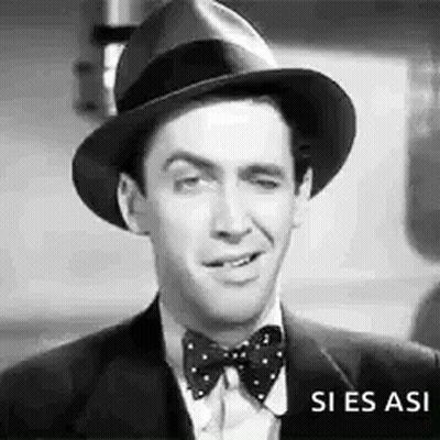 Man In Hat And Bow Tie Making Funny Face GIF