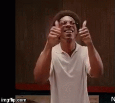 Man In Hat And Glasses Giving Thumbs Up GIF