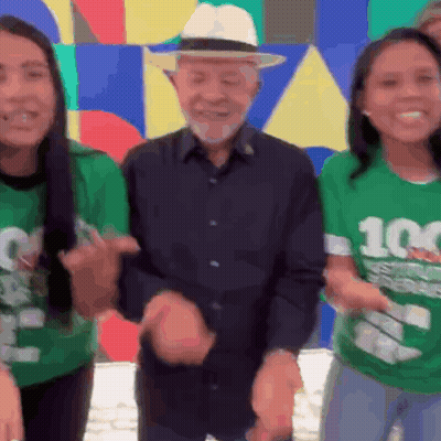 Man In Hat And Green Shirt With Number 100 GIF
