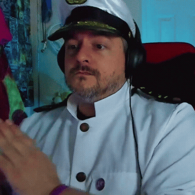 Man In Hat And Headphones Clapping GIF