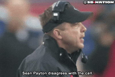 Man In Hat And Headphones Saying Sean Payton Disagrees GIF