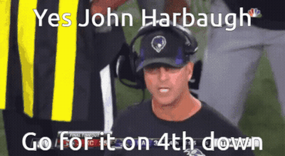 Man In Hat And Headphones Saying Yes John Harbaugh GIF