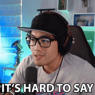Man in Hat and Headphones Says It's Hard to Say