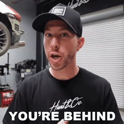 Man In Hat And Hunt & Co. Shirt GIF