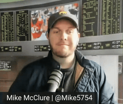 Man In Hat And Jacket At Microphone Mike McClure GIF