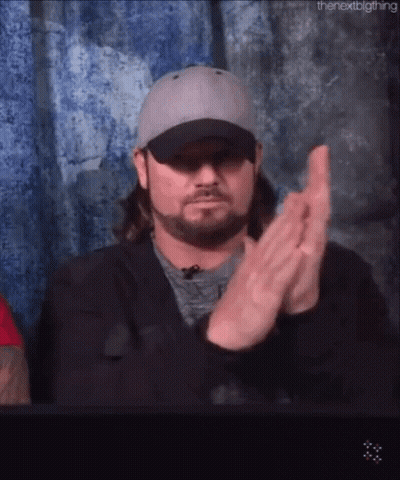 Man In Hat And Jacket Clapping Hands GIF