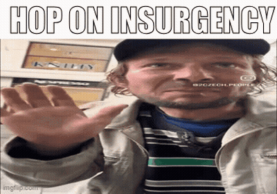 Man In Hat And Jacket Giving High Five GIF