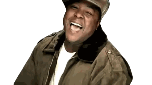 Man In Hat And Jacket Laughing Sticker