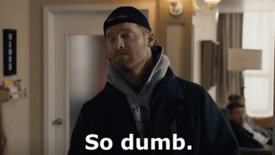 Man In Hat And Jacket Saying So Dumb GIF