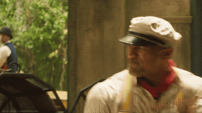 Man In Hat And Jungle Cruise Shirt GIF