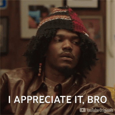 Man In Hat And Leather Jacket Saying I Appreciate It Bro GIF