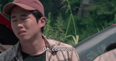 Man In Hat And Plaid Shirt Saying Oh Come On GIF