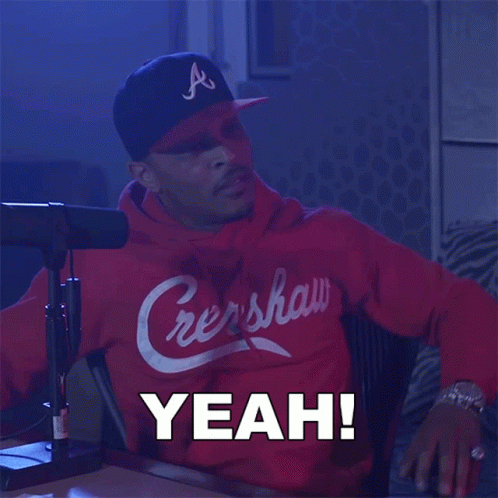 Man In Hat And Red Sweatshirt Says Yeah GIF