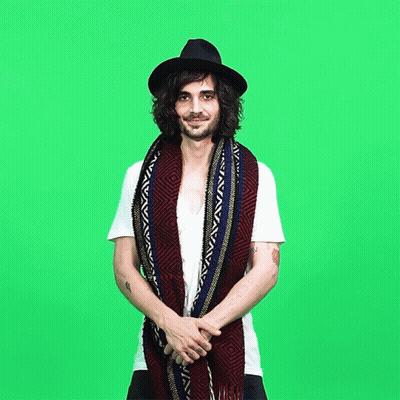 Man In Hat And Scarf GIF