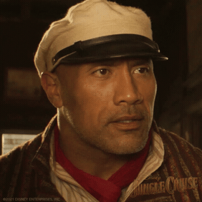 Man in Hat and Scarf With Jungle Cruise