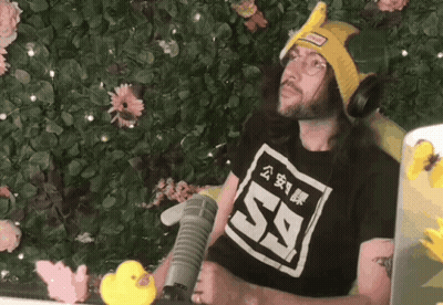 Man In Hat And Shirt With Number 59 GIF