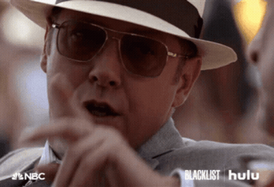 Man In Hat And Sunglasses Blacklist GIF