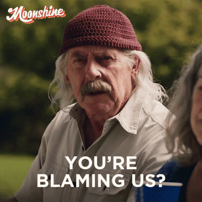 Man In Hat And Sunglasses Hugging Woman With Moonshine GIF