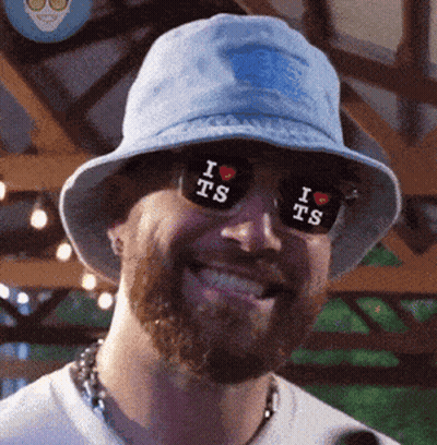 Man In Hat And Sunglasses I Heart Ts GIF