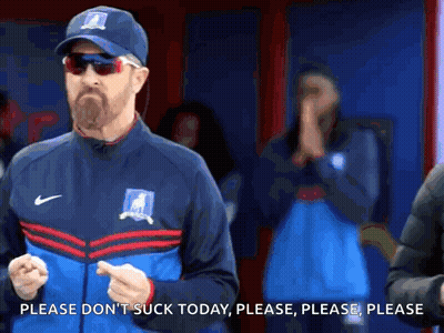 Man In Hat And Sunglasses Saying Please Don't Suck Today GIF