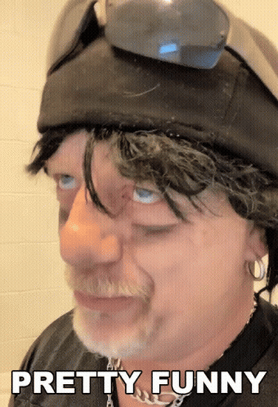 Man In Hat And Sunglasses Saying Pretty Funny GIF