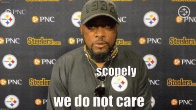 Man In Hat And Sunglasses Says Scopely We Do Not Care GIF