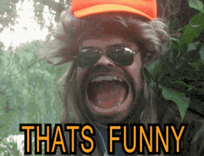 Man In Hat And Sunglasses Says Thats Funny GIF