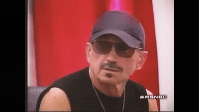 Man In Hat And Sunglasses Talking GIF