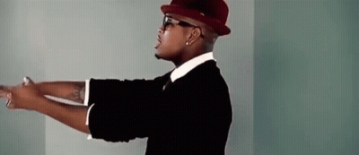 Man In Hat And Sunglasses With Arms Outstretched GIF