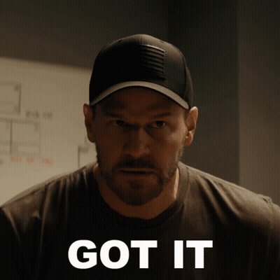 Man In Hat And T-Shirt Saying Got It GIF