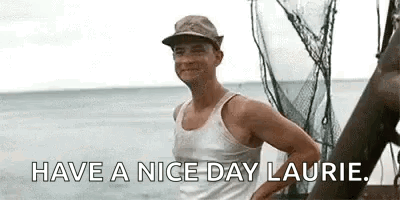 Man In Hat And Tank Top GIF