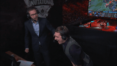 Man In Hat And Tie Asking Yoshi To Play GIF