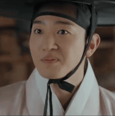 Man In Hat And Traditional Korean Dress GIF