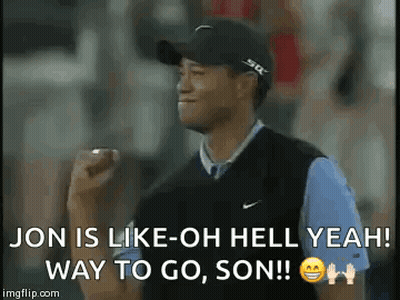 Man In Hat And Vest Holding Golf Ball GIF