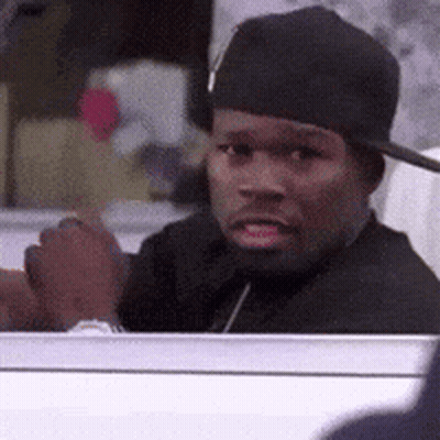 Man In Hat And White Shirt Saying As In My Friend Fifty GIF