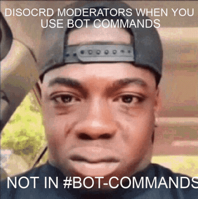 Man In Hat Discord Moderators Bot Commands GIF