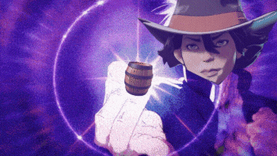 Man In Hat Holding Barrel GIF