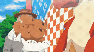 Man In Hat Holding Fried Chicken GIF