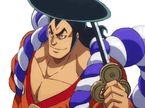 Man In Hat Holding Sword Sticker