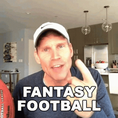 Man In Hat Pointing And Saying Fantasy Football GIF