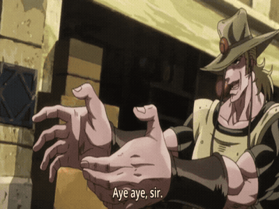 Man In Hat Saying Aye Aye Sir GIF