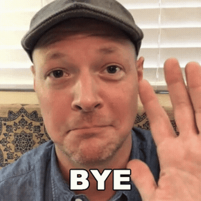 Man In Hat Saying Bye With Hand GIF