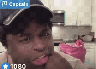 Man In Hat Saying Captain GIF