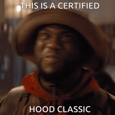Man In Hat Saying Certified Hood Classic GIF