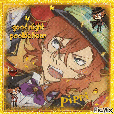 Man In Hat Saying Good Night Pookie Bear GIF