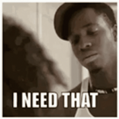Man In Hat Saying I Need That To Woman GIF