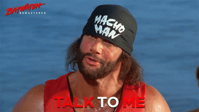 Man In Hat Saying Mache Man GIF