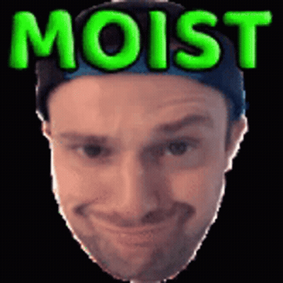 Man In Hat Saying Moist GIF