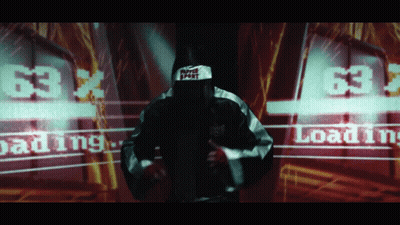 Man In Hat Saying Never Trust In Front Of Loading Screen GIF